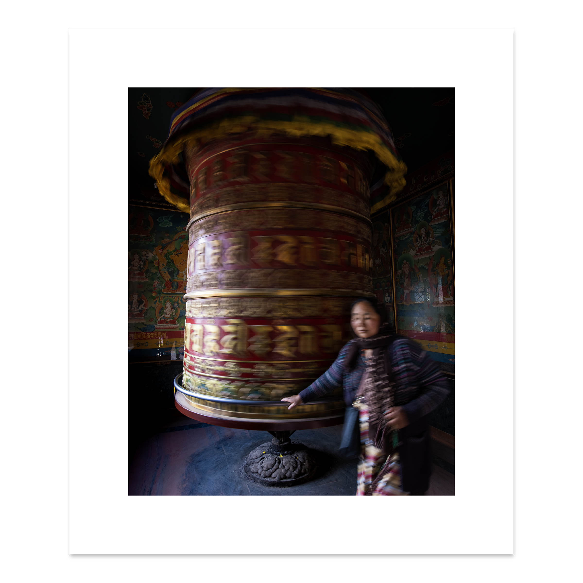 Scholarship Print: Pei Ketron – Boudhanath Spin, 2019